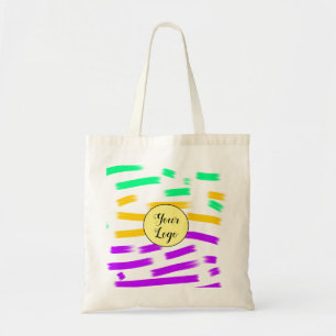 Tote Bag simple personnalisé jaune bleu aquarelle ajouter l