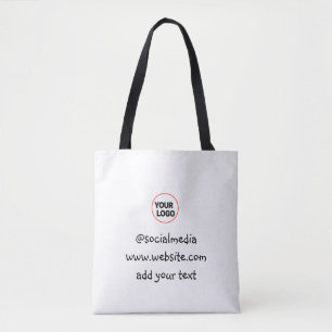Tote Bag simple personnalisé minimal ajouter votre logo adr
