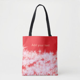 Tote Bag Simple rouge rose brillant étoiles ajouter votre t