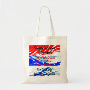 Tote Bag Simplement Inspiré Pour l'Amérique 