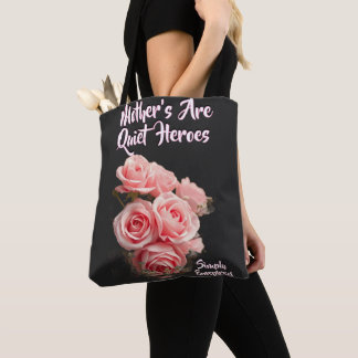 Tote Bag Simplement Inspirées Les Mères Sont Des Héros Sile