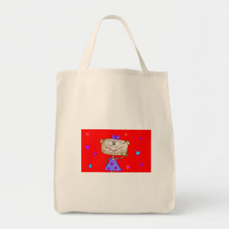 Tote Bag Singe Fourre-tout de Saint-Valentin