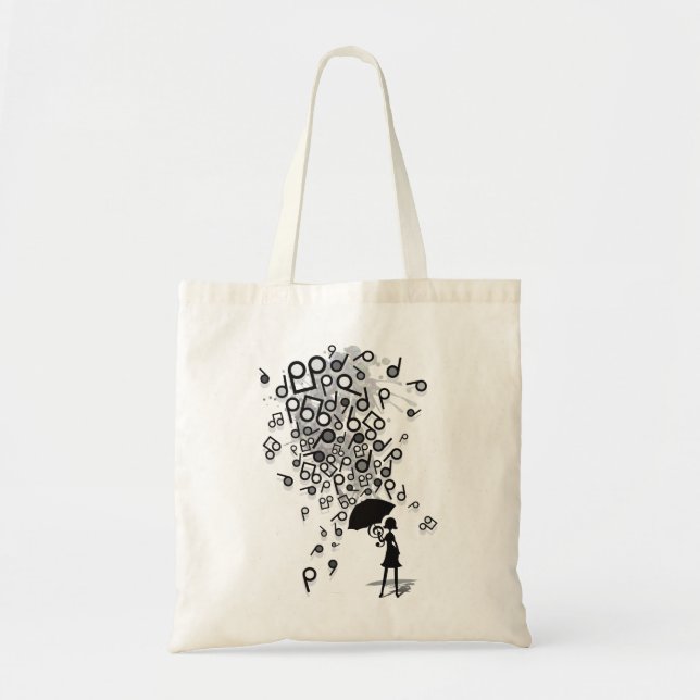 Tote Bag Singin' dans la pluie (Devant)