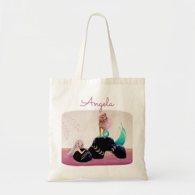 Tote Bag Sirène personnalisée (Devant)