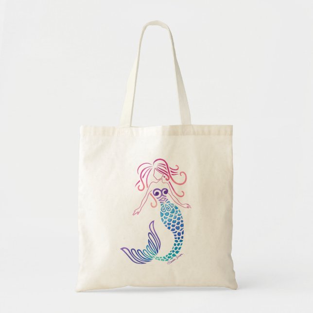 Tote Bag Sirène tribale (Devant)