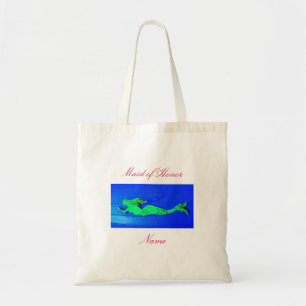 Tote Bag Sirène verte d'honneur