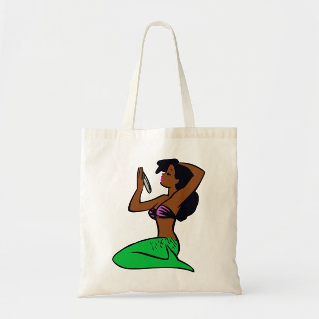 Tote Bag sirène vintage africaine (Devant)
