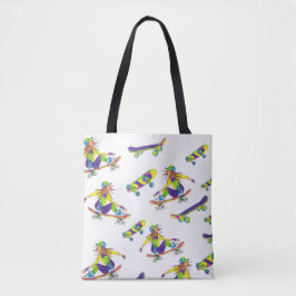 Tote Bag Skateboarder Girl Tasche