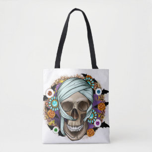 Tote Bag Skeleton d'Halloween