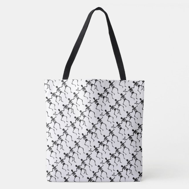 Tote Bag Skeletons dansants (Devant)