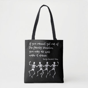 Tote Bag Skeletons dansants, Shaw Cote