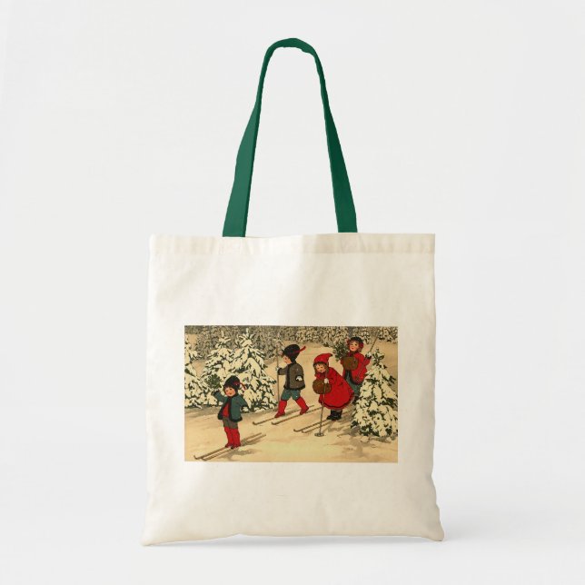Tote Bag Ski d'hiver (Devant)