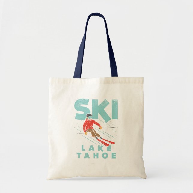 Tote Bag Ski Lake Tahoe (Devant)