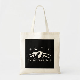 Tote Bag Ski Mt Tamalpais Snowflakes/Mund Tragetasche