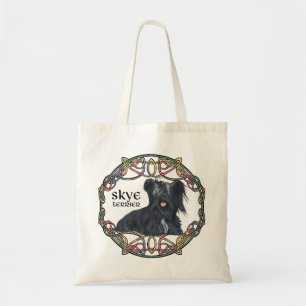 Tote Bag Skye Terrier dans Knotwork celtique - Buchanan Tar