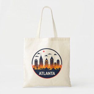 Tote Bag Skyline Atlanta Georgia