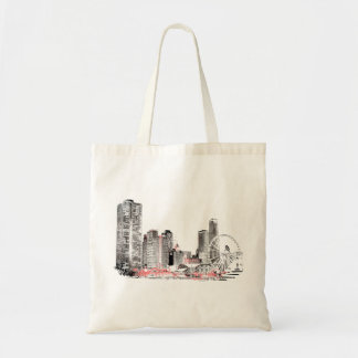 Tote Bag Skyline de Chicago moderne