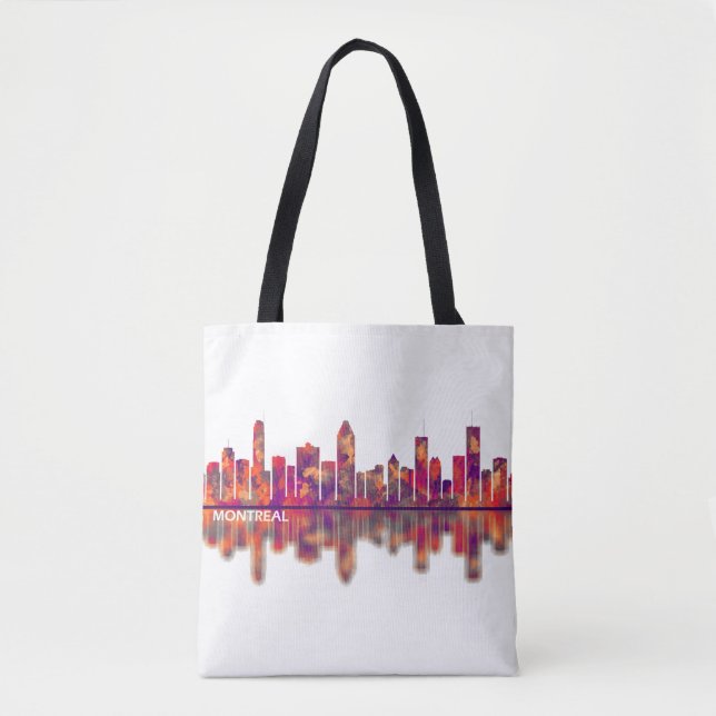 Tote Bag Skyline de Montréal (Devant)