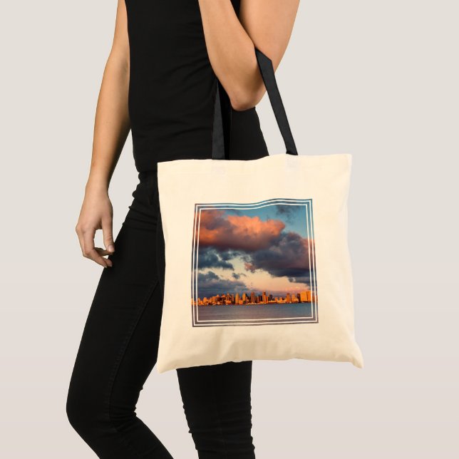 Tote Bag Skyline de San Diego Bay City (Devant (produit))