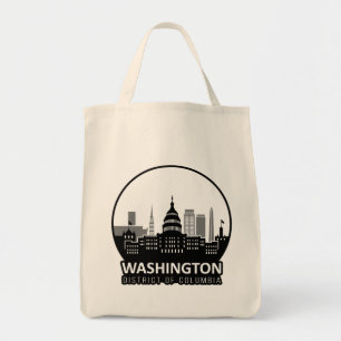 Tote Bag Skyline Washington DC