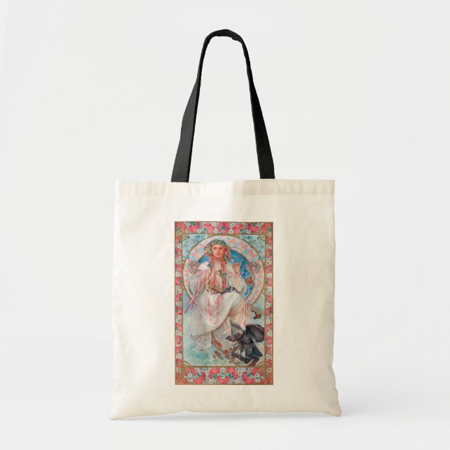 Tote Bag Slavia, Mucha (Devant)