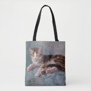 Tote Bag Sleepy Kitten par Henriette Ronner-Knip