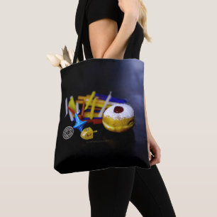 Tote Bag SlipperyJoe nature morte symbolique de Hanukkah fê