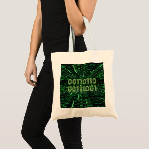 Tote Bag SlipperyJoe's 69 code binaire dynamique ordinateur
