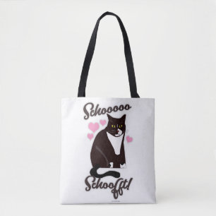 Tote Bag Slogan Chat Soft Funny
