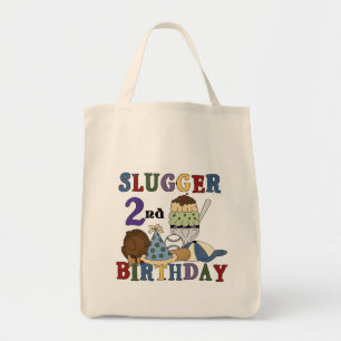 Tote Bag Slugger de baseball 2e Anniversaire t-shirts et ca