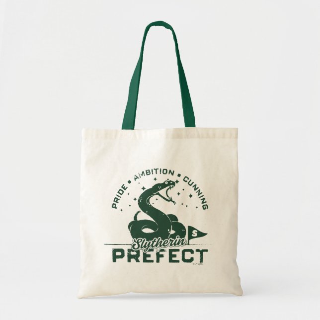 Tote Bag SLYTHERIN™ - Badge Préfet (Devant)