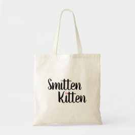 Tote Bag Smitten Kitten Cute Valentine