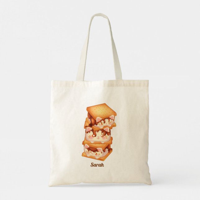 Tote Bag S'more Chocolate Cats (Dos)