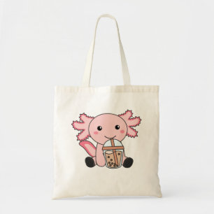 Tote Bag Snaxolotl Axolotl Amateurs de thé à bulles Anima