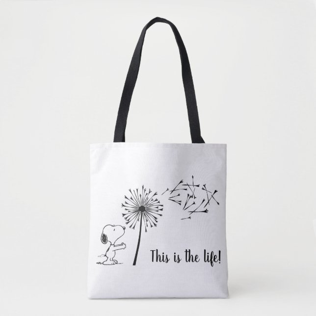 Tote Bag Snoopy Avec Dandelion (Devant)
