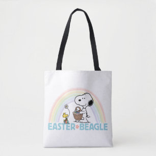 Tote Bag Snoopy & Woodstock - Beagle de Pâques