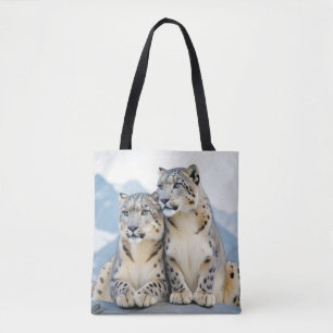Tote Bag Snow Leopard Animal Nature Animale Affection Faune