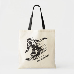 Tote Bag Snowboard personnalisé Snowboard Mountain