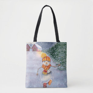 Tote Bag Snowman