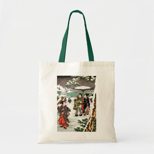 Tote Bag Snowscape japonais (Devant)