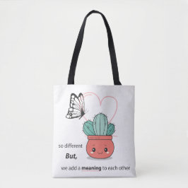 Tote Bag So Different, Parfait Ensemble - mignon couple d'a