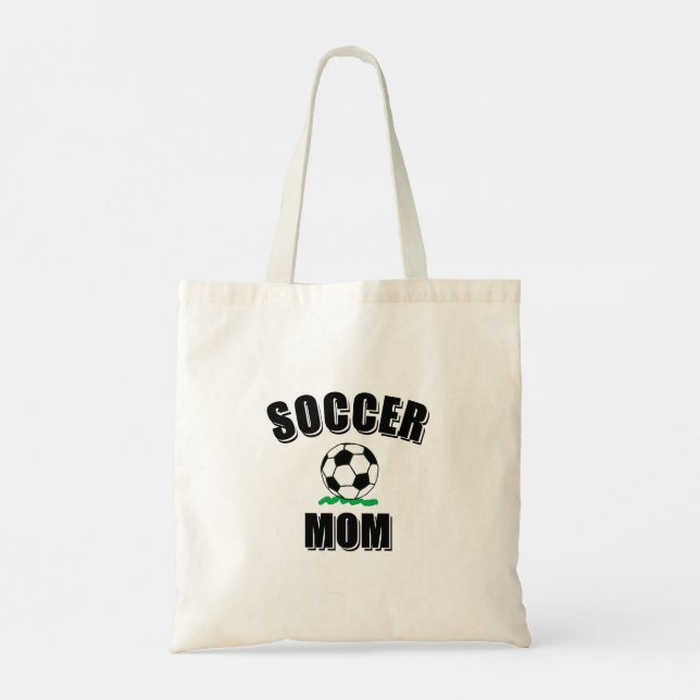 Tote Bag Soccer Maman Dessin Et Texte (Dos)