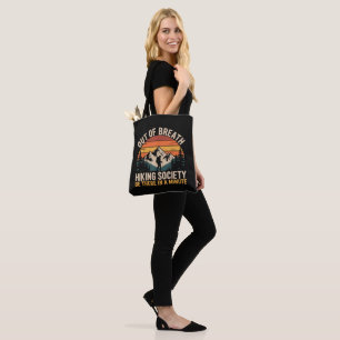 Tote Bag Société de randonnée hors d'haleine Randonnée amus