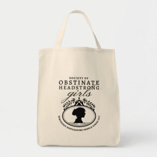 Tote Bag Société Jane Austen des Filles Têtues et Obstinées
