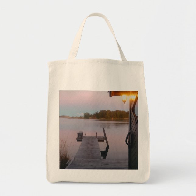 Tote Bag Soir d'été dans l'archipel suédois (Devant)