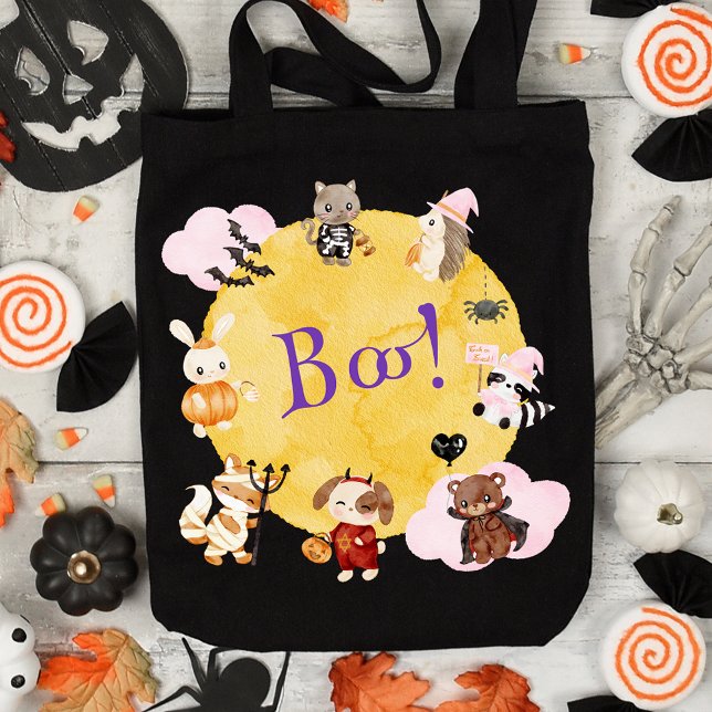 Tote Bag Soirée costumée pour enfants d'Halloween (Créateur téléchargé)