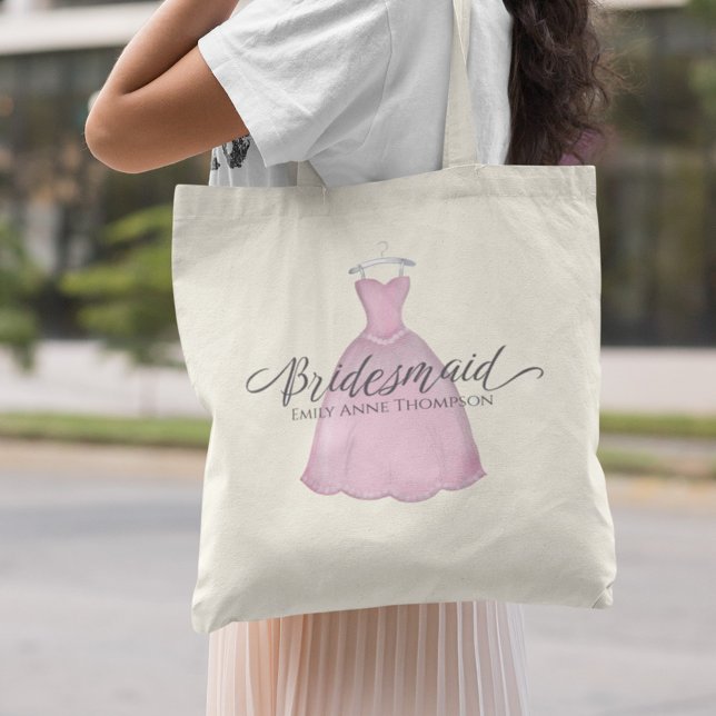 Tote Bag Soirée de mariée rose Pink (Créateur téléchargé)