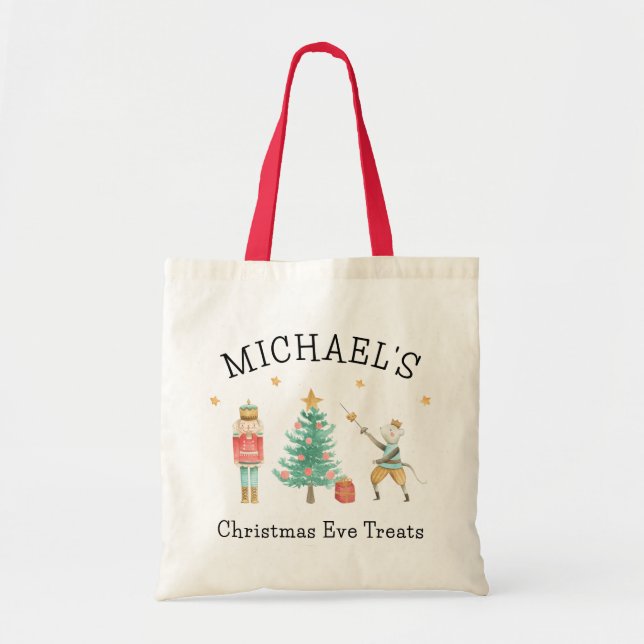 Tote Bag Soirée de Noël du petit garçon (Devant)