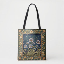Tote Bag Soirée Fleur sauvage Whimsical Dusty Purple Floral