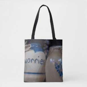 Tote Bag Solace en céramique - Jarre de soucis artificiel